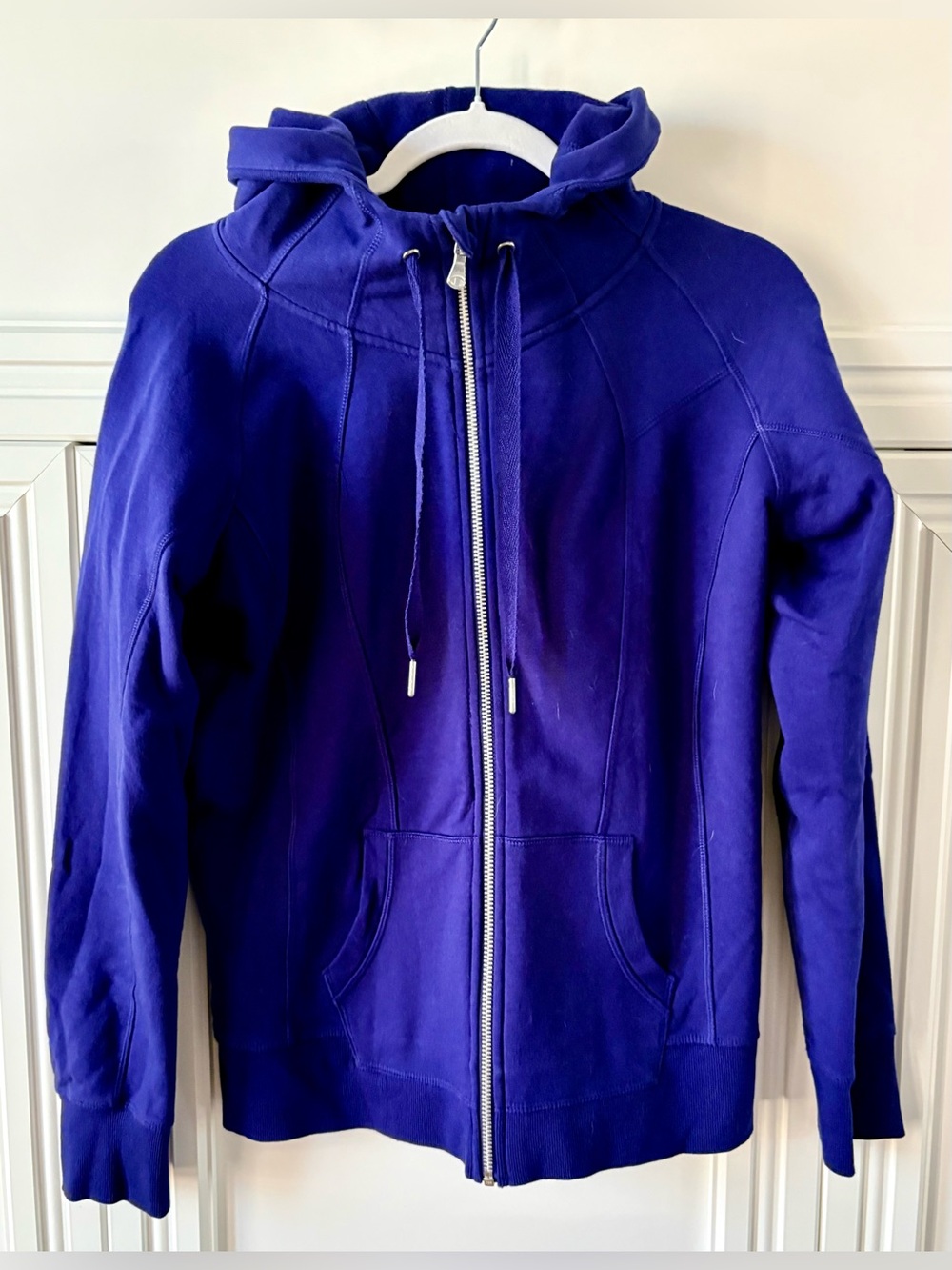 🟣 WOMENS CHAMPION ELITE ZIP UP HOODIE BEAUTIFUL PURPLE VIOLET COLOR - MEDIUM 🟣